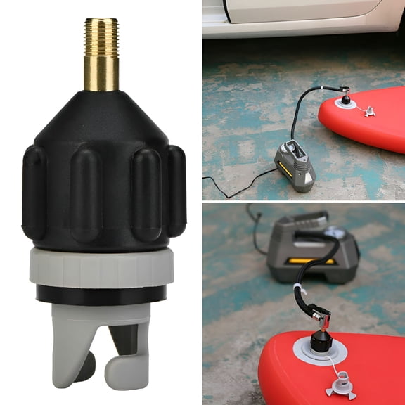 MELIVO Air Tools Pump Adapter Inflatable Boat Air Valve Adaptor Paddle Board for Canoe Kayak