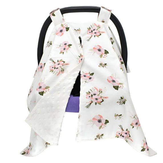 MELIVO Baby Car Seat Cover, Car Seat Covers for Babies Multi-use Infant Carseat Canopy Cover for Girls Boys Nursing Breastfeeding Cover