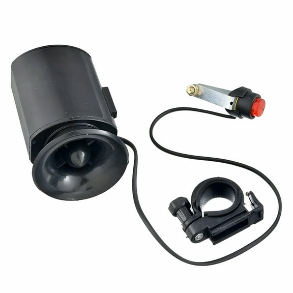 MELIVO Bike Bell and Horn - Super Loud Electric Horn with 6 Sounds, Fit for Most Bikes