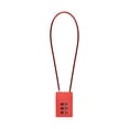 thumbnail image 1 of MELIVO Bike Lock,11.81" Bike Lock Cable,Cable Bicycle Lock Bike Locks,Red, 1 of 6