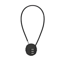 MELIVO Bike Lock,11.81" Bike Lock Cable,Cable Bicycle Lock Kids Bike Lock,Black