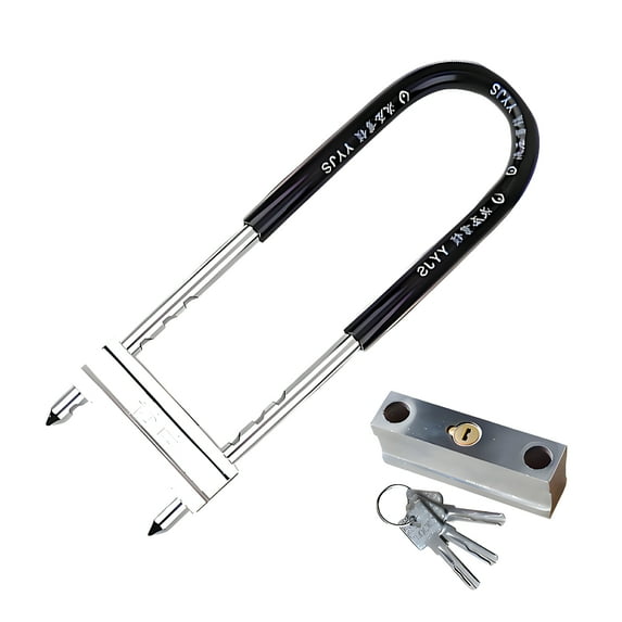 MELIVO Bike Lock,13.78" Electric Scooter Lock,U Bicycle Lock U Lock Bike,1.98lb