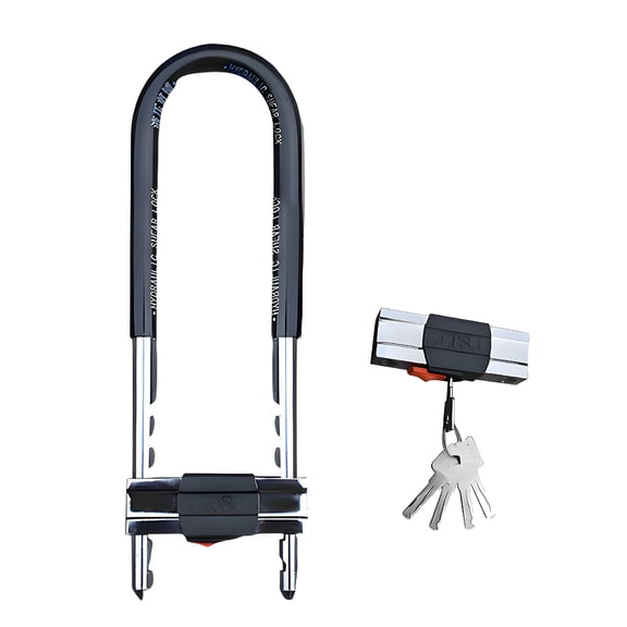 MELIVO Bike Lock,13.78" U Lock,U Bicycle Lock Bicycle Lock,2.87lb