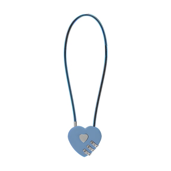 MELIVO Bike Lock,15.75" Bike Lock Cable,Cable Bicycle Lock Kids Bike Lock,Blue
