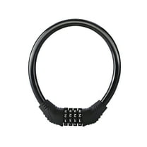 MELIVO Bike Lock,15.75" Bike Lock Cable,Cable Bicycle Lock Motorcycle Lock,Black