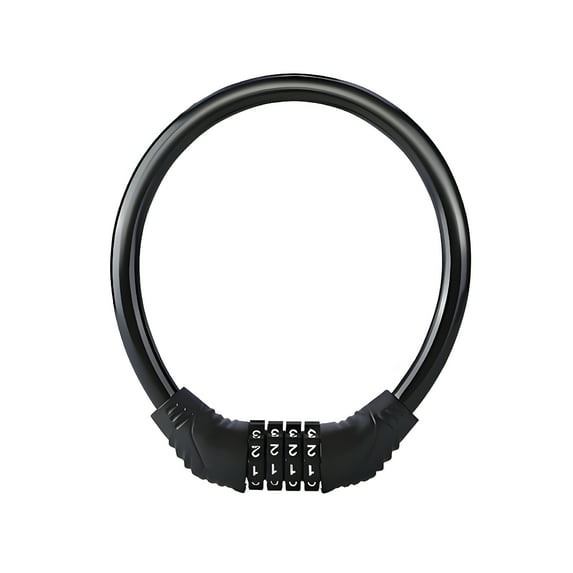 MELIVO Bike Lock,15.75" Bike Lock Cable,Cable Bicycle Lock Motorcycle Lock,Black