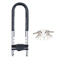 thumbnail image 1 of MELIVO Bike Lock,18.5" U Lock Bike,U Bicycle Lock Scooter Lock,3.53lb, 1 of 7