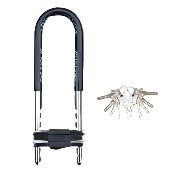 MELIVO Bike Lock,18.5" U Lock Bike,U Bicycle Lock Scooter Lock,3.53lb