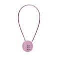 thumbnail image 1 of MELIVO Bike Lock,19.69" Bicycle Lock,Cable Bicycle Lock Scooter Lock,Pink, 1 of 4