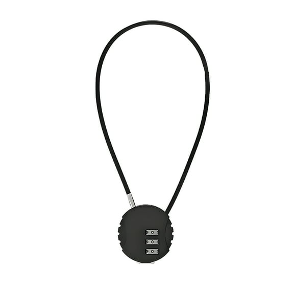 MELIVO Bike Lock,19.69" Bike Lock Cable,Cable Bicycle Lock Motorcycle Lock,Black