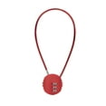 thumbnail image 1 of MELIVO Bike Lock,19.69" Bike Lock Combination,Cable Bicycle Lock Cable Lock,Red, 1 of 7