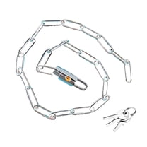 MELIVO Bike Lock,25.59" Bike Lock with Key,Wearable Chain Bicycle Lock Bicycle Lock,0.95lb