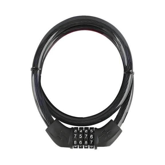 MELIVO Bike Lock,26.77" Bike Lock Combination,Cable Bicycle Lock Scooter Locks Anti Theft,Black