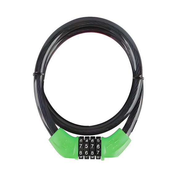 MELIVO Bike Lock,26.77" Bike Locks,Cable Bicycle Lock Bike Lock Cable,Green
