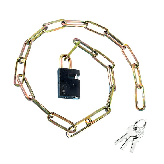 MELIVO Bike Lock,29.92" Bicycle Lock,Wearable Chain Bicycle Lock Chain Lock,0.84lb