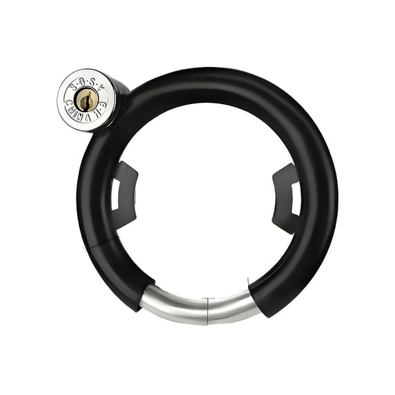 MELIVO Bike Lock,4.84" Combination Bike Lock,Horseshoe Lock Scooter Lock,Black