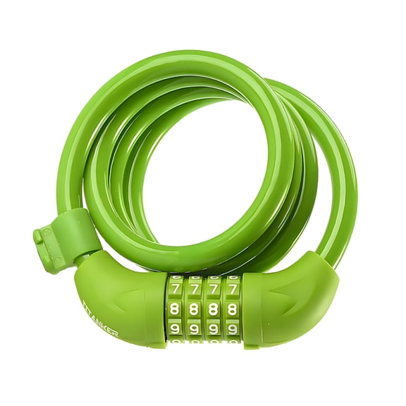 MELIVO Bike Lock,47.24" Bike Lock Combination,Cable Bicycle Lock Motorcycle Lock,Green