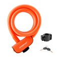 thumbnail image 1 of MELIVO Bike Lock,47.24" Bike Lock with Key,Cable Bicycle Lock Scooter Lock,Orange, 1 of 7