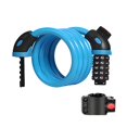 thumbnail image 1 of MELIVO Bike Lock,47.24" Cable Lock,Cable Bicycle Lock Scooter Locks Anti Theft,Blue, 1 of 7