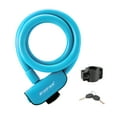thumbnail image 1 of MELIVO Bike Lock,47.24" Motorcycle Lock,Cable Bicycle Lock Bike Lock with Key,Blue, 1 of 7