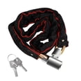 thumbnail image 1 of MELIVO Bike Lock,49.21" Bike Chain Lock,Chain Bicycle Lock Scooter Locks Anti Theft,0.84lb, 1 of 7