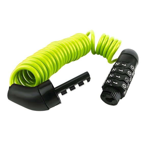 MELIVO Bike Lock,59.06" Bike Lock Combination,Cable Bicycle Lock Electric Scooter Lock,Green