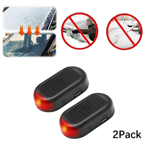 MELIVO Car Electromagnetic Snow Removal,Anti-freeze Electromagnetic Car Snow Removal,With Dual Charging Modes,360° Snow Removal,Non-Interference Design,2 Pack