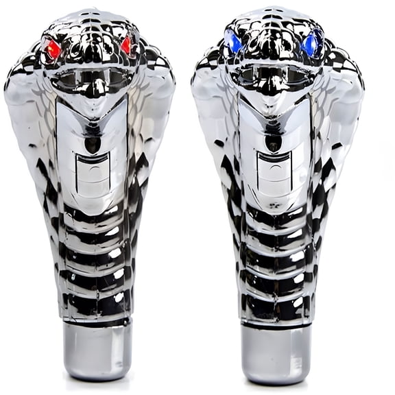MELIVO Car LED Head Manual/Automatic Gear Stick Shift Knob Shifter Lever Novelty Tool Universal Use LED Blue Car Accessories
