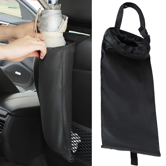 MELIVO Car Trash Bag Car Hanging Detachable Garbage Bag, Car Trash Bag Hanging Back Seat Litter Bag, Auto Headrest Hanging Storage Holder