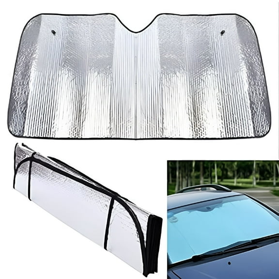 MELIVO Car Windshield Sunshade Foldable Reflective Sun Visor