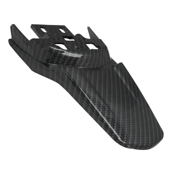 MELIVO Carbon Fiber Rear Mudguard For Electric Bike Light Bee Abs Plastic Fender Dirt Bike Back Mud Guard Protector