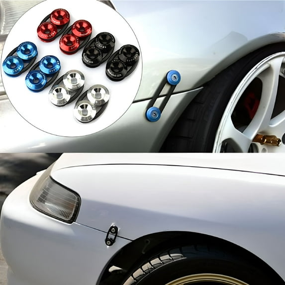 MELIVO Durable Quick Release Fasteners Kit for Car Bumpers Trunk Fender Lids