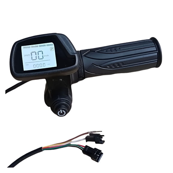 MELIVO Electric Bike Ebike Scooter Throttle with LCD Display and Power Display button start 48V