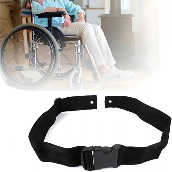 MELIVO Golf Cart Seat Belts Wheelchair Seat Belt,Universal Adjustable Toilet Seat Safety Restraint Strap,Elderly Disabled Anti-Skid Fixing Belt