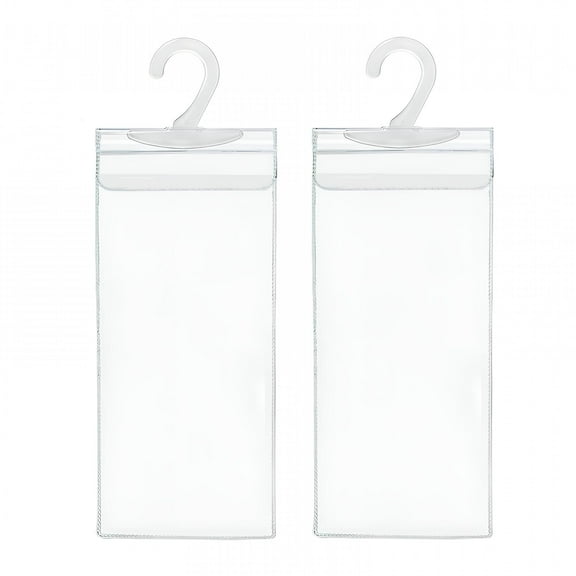 MELIVO Handicap Placard Holder for Auto with Large Hanger,Ultra Transparent