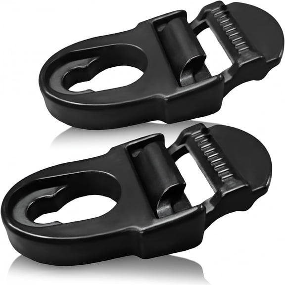 MELIVO Kayak Seat Straps Clips Compatible with Replacement Accessories, Kayak Seat Mounting Hooks Hardware Fit for Upgrade Water Sports Experience, Kayak Repair Kit (2 Pack)