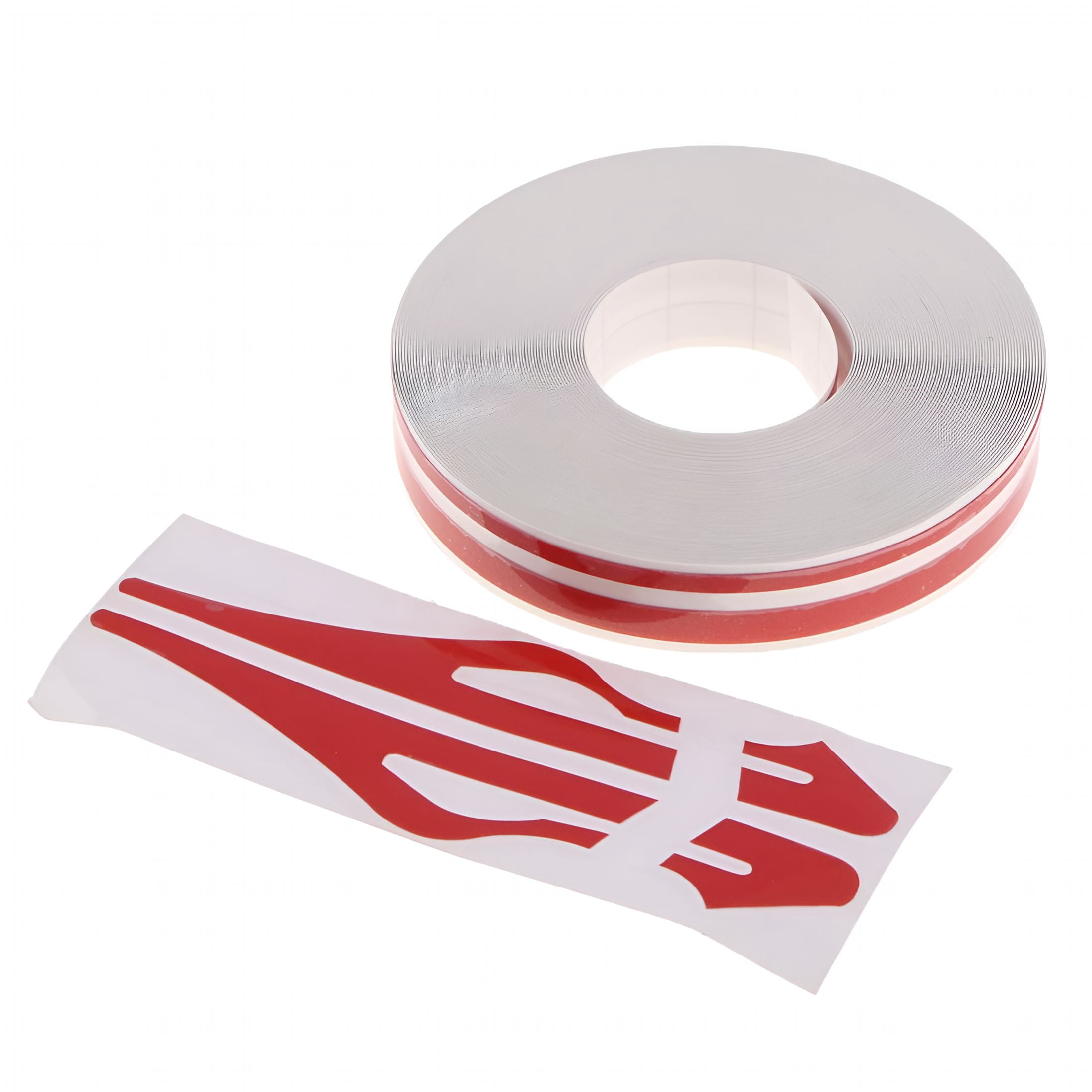 AutoXpress 12mm Red Pinstripe Tape Roll - 32ft, Self-Adhesive Vinyl For Cars, Motorcycles, Crafts