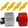 thumbnail image 1 of MELIVO Reflector Bike Lights Reflectors Accessories Warning Cycling Accessories for Night Riding, 1 of 6