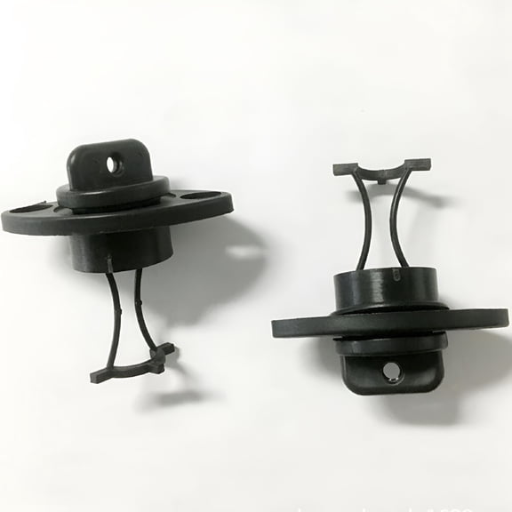 MELIVO Universal Boat Drain Plug Kit with Retention System for Easy Installation on Kayak Canoe Boat in Black plastic