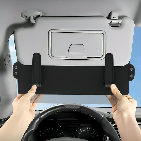 MELIVO Universal Car Sun Visor Extender Adjustable Sun Visor Extender Anti-Impact Sun Blocker for Anti-Glare, Automotive Vehicle Safe Driving