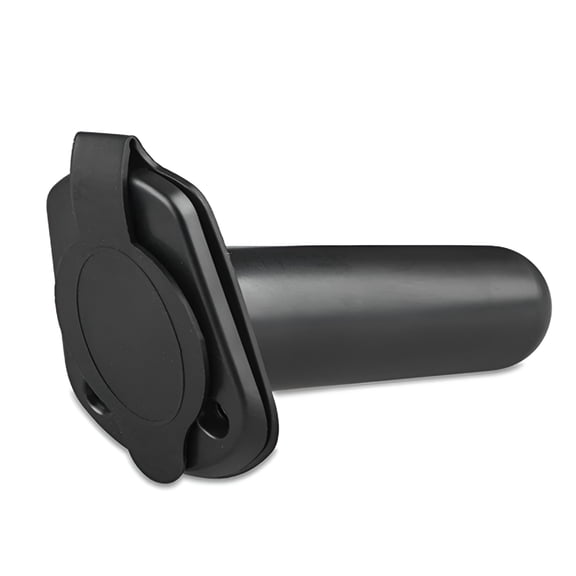MELIVO Universal Kayak Pole Flush Mount Fishing Rod Holder Bracket Rack with Cap Cover