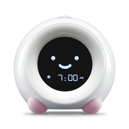 LittleHippo - MELLA All-in-One Alarm Clock with Sleep Trainer for Kids - BLUSH PINK