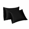 thumbnail image 1 of MELLCO Satin Silk Pillowcase, 20"x40" King Size Pillow Cases, 2 Pack Satin Cooling Pillow Covers, Soft Breathable Smooth Both Sided Silk Pillow Cover, 1 of 10
