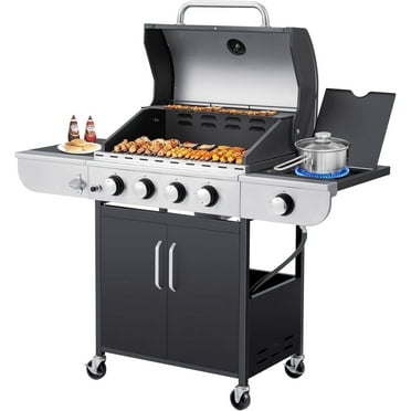 U-HOMY 4 Burner BBQ Propane Gas Grill