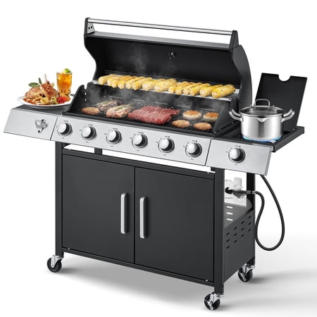 U-HOMY 6 Burner BBQ Grill
