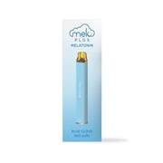 MELO Plus Melatonin Diffuser ، Blue Cloud - 800 نفث | 0٪ نيكتين ، نباتي ، خالٍ من السكر ، علاج عطري خالٍ من الغلوتين
