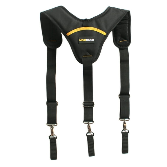 MELOTOUGH Basics Tool Belt Suspender Durable Construction Suspender for Men with Suspender loop (3 Point hook Support)