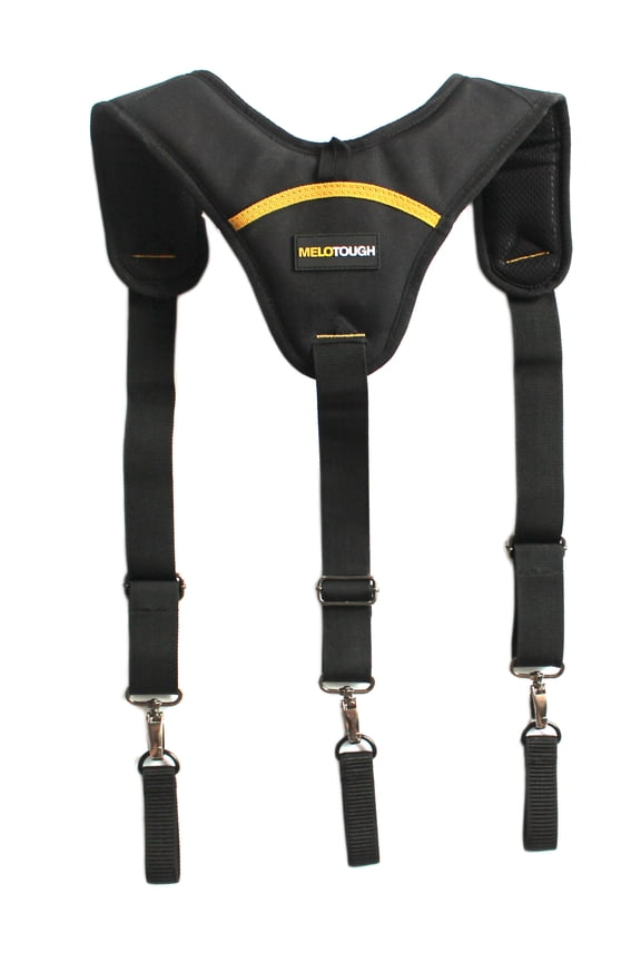 MELOTOUGH Basics Tool Belt Suspender Durable Construction Suspender for Men with Suspender loop (3 Point hook Support)