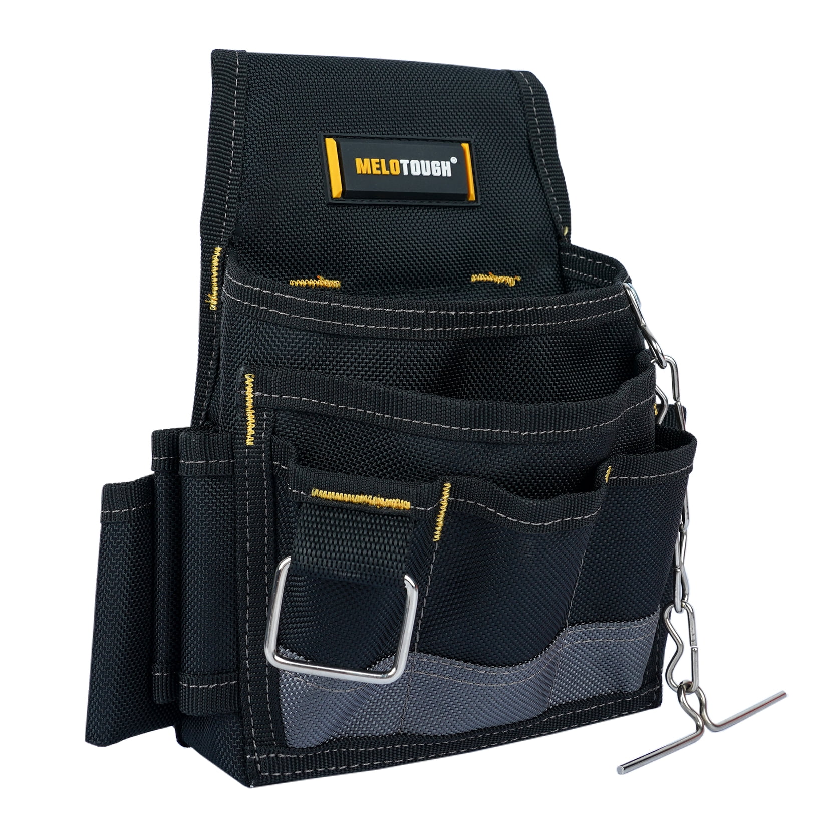 MELOTOUGH Electrician Tool Pouch Tool Belt Pouches Multiple Pockets Tool  Organizer for Technician, Maintenance, HVAC
