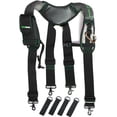 thumbnail image 1 of MELOTOUGH Gel Construction Work Suspender Tool Belt Suspenders with Gel shoulder pad Detachable Phone Holder (Trigger Snap Hook end work Suspenders), 1 of 9